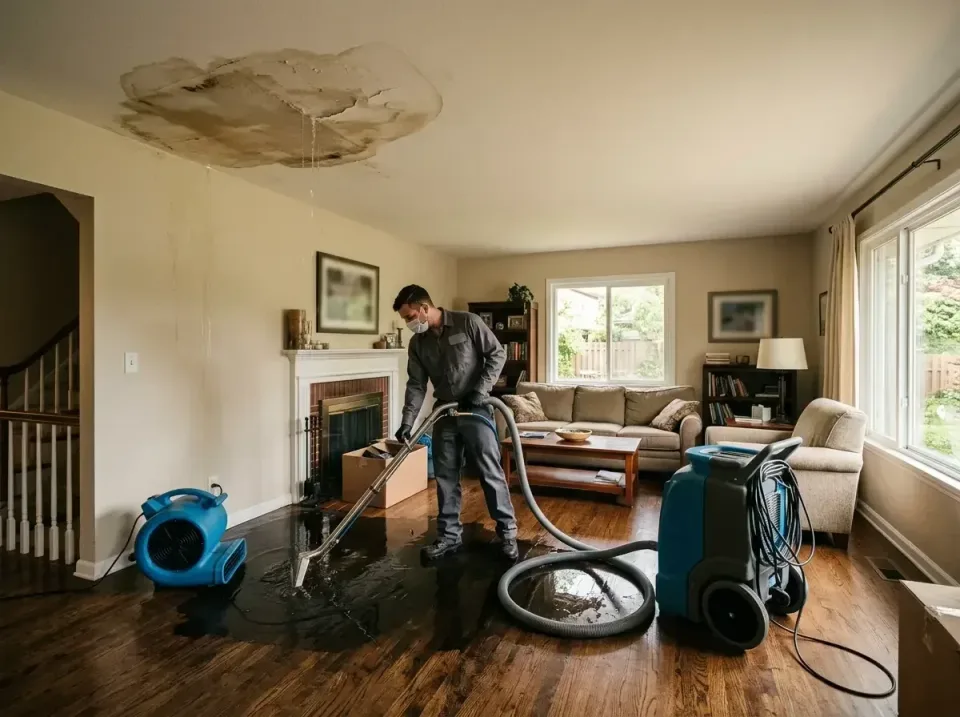 attic-pipe-burst-ceiling-drip-008 — frequently asked questions, Water Damage Restoration & Carpet Care in Wheeling, WV